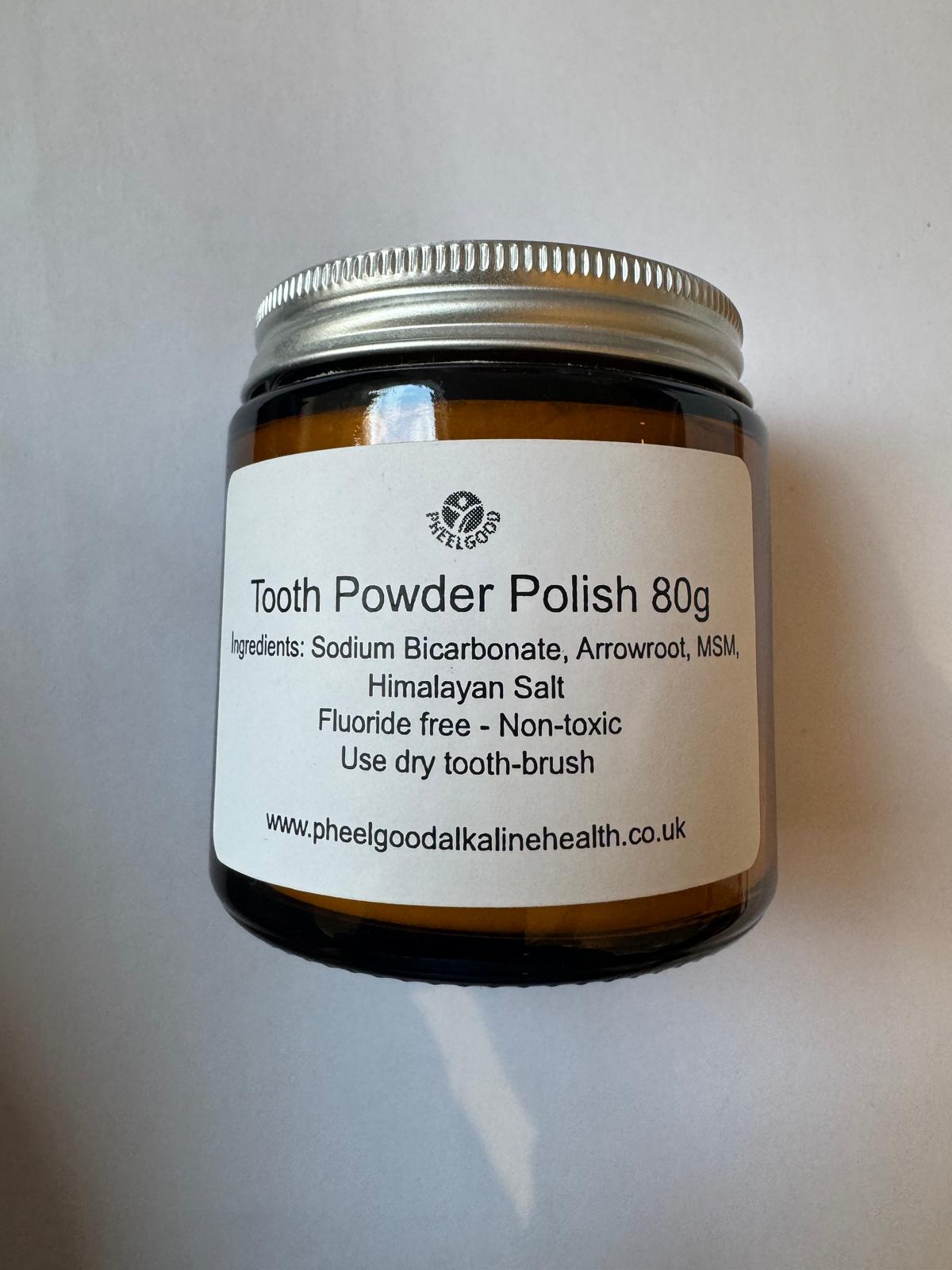 Tooth Powder Polish 80g glass jar